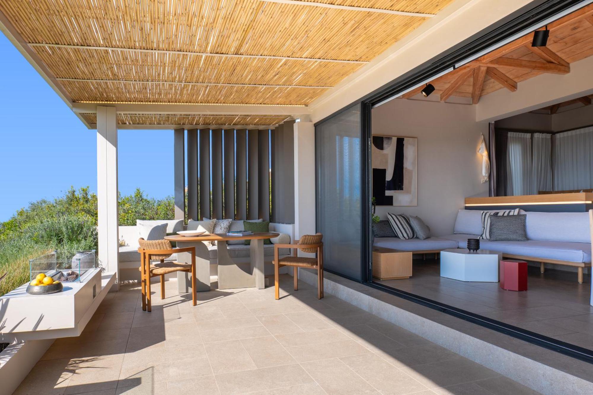 Artblue Villas Tsoukaládhes Buitenkant foto