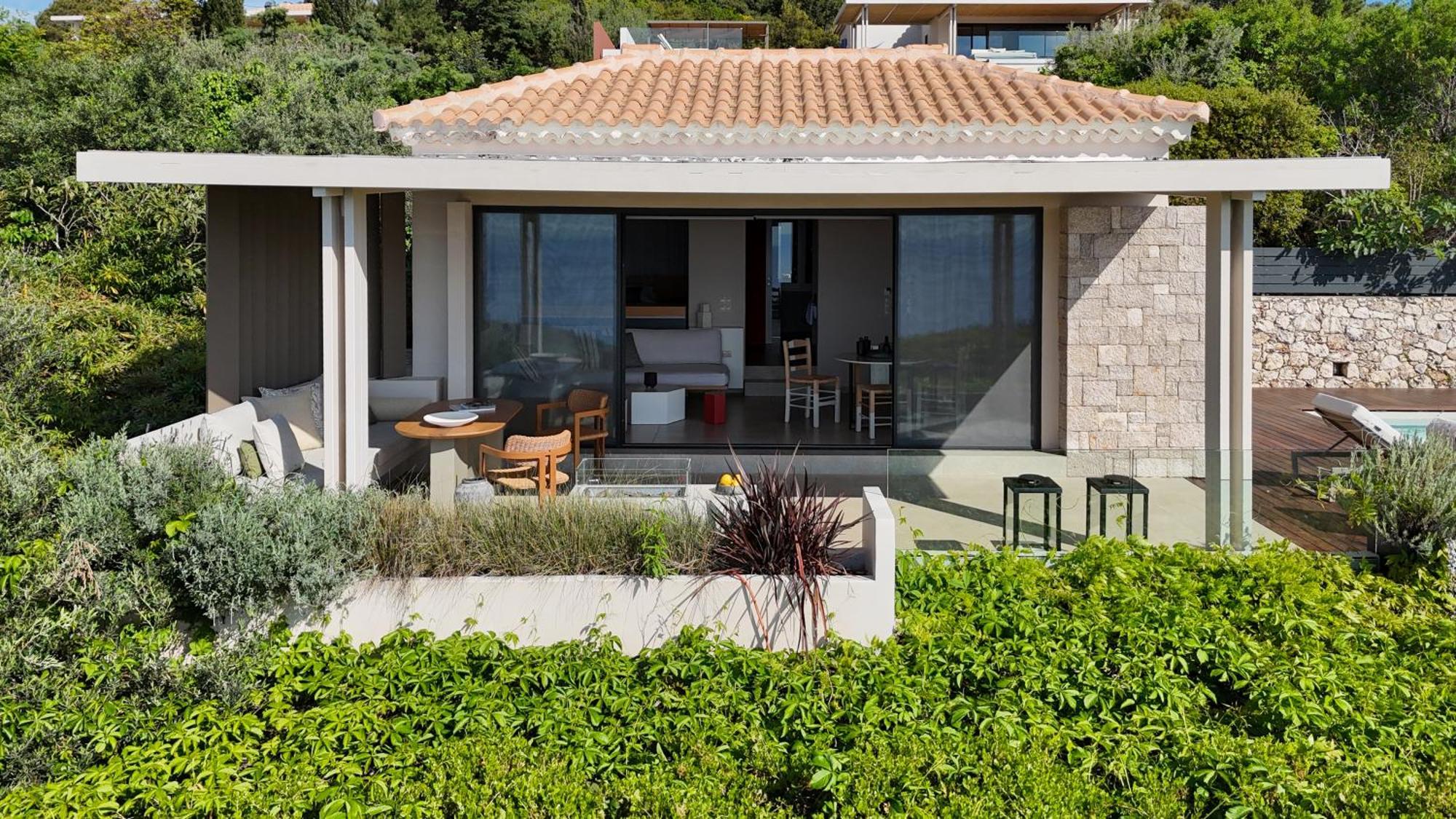 Artblue Villas Tsoukaládhes Buitenkant foto