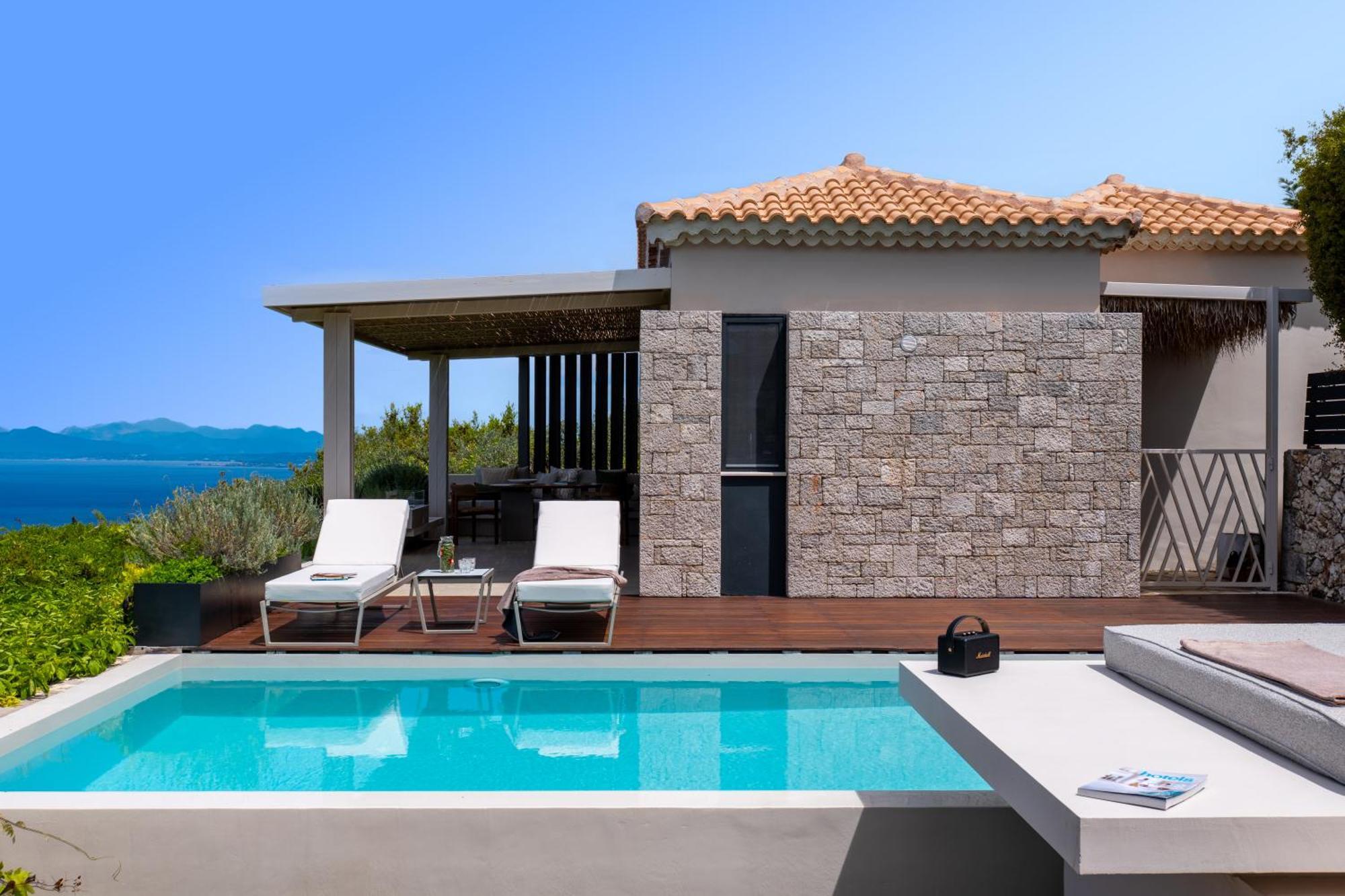 Artblue Villas Tsoukaládhes Buitenkant foto
