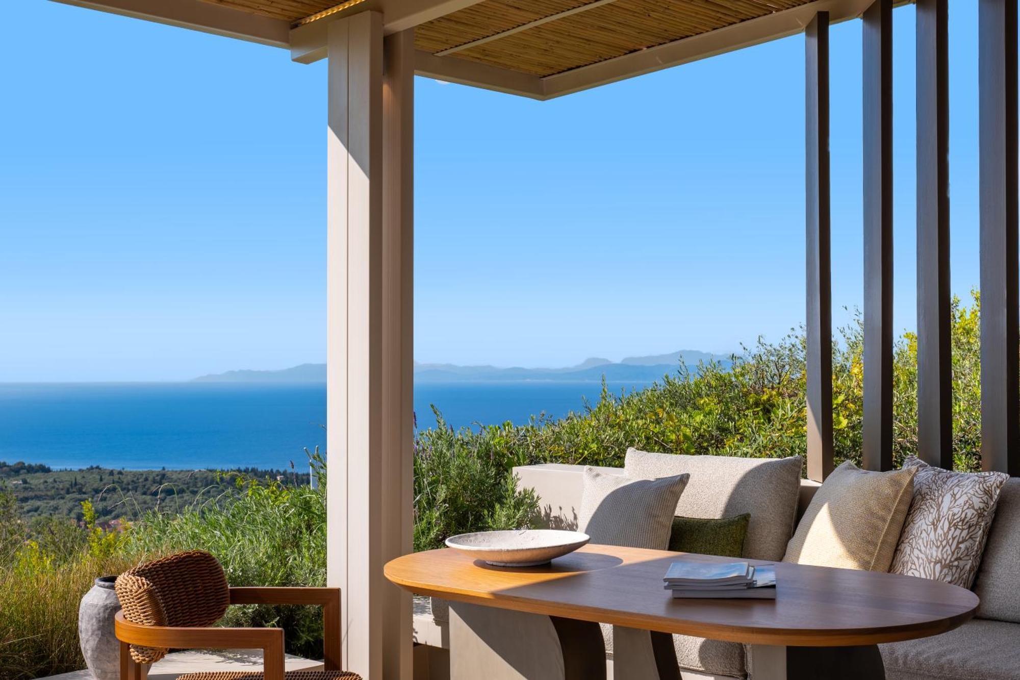 Artblue Villas Tsoukaládhes Buitenkant foto