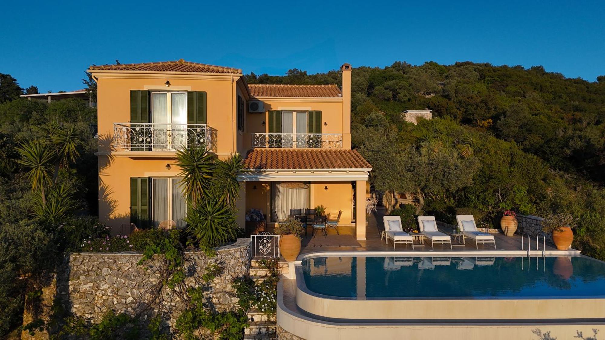 Artblue Villas Tsoukaládhes Buitenkant foto